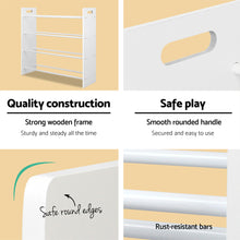 Load image into Gallery viewer, Keezi Kids Toy Box 12 Bins Bookshelf Organiser Rack White
