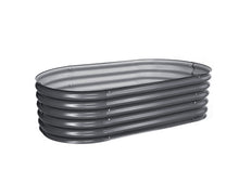 Load image into Gallery viewer, Greenfingers Oval Raised Garden Bed Galvanised Steel 160Cm
