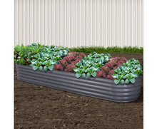 Load image into Gallery viewer, Greenfingers Oval Raised Garden Bed Galvanised Steel 320Cm
