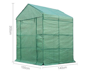 Greenfingers Walk In Garden Greenhouse 200cm