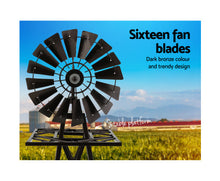 Load image into Gallery viewer, Metal Outdoor Garden Wind Mill 120cm
