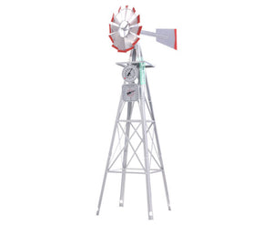 Metal Outdoor Garden WindMill 146cm