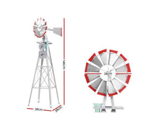 Load image into Gallery viewer, Metal Outdoor Garden WindMill 146cm
