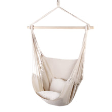 Load image into Gallery viewer, Gardeon Cream Hammock Swing Chair

