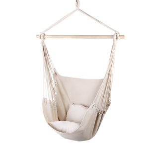 Gardeon Cream Hammock Swing Chair