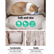 Load image into Gallery viewer, Gardeon Cream Hammock Swing Chair
