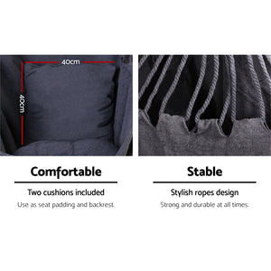 Gardeon Grey Hammock Swing Chair
