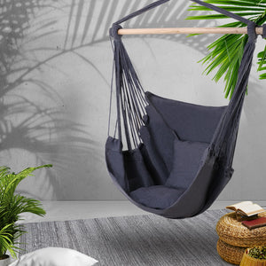 Gardeon Grey Hammock Swing Chair
