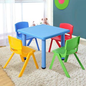 Keezi Kids 5 Piece Plastic Table and Chairs Set