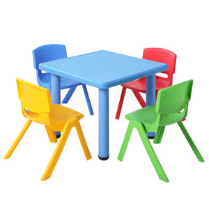 Keezi Kids 5 Piece Plastic Table and Chairs Set