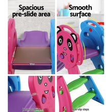 Load image into Gallery viewer, Kids Outdoor Panda Slide Set 100cm Blue &amp; Purple
