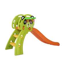 Load image into Gallery viewer, Kids Outdoor Panda Slide Set 100cm Orange &amp; Green
