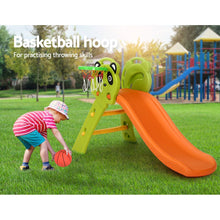 Load image into Gallery viewer, Kids Outdoor Panda Slide Set 100cm Orange &amp; Green
