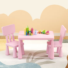 Load image into Gallery viewer, Keezi Kids Pink Plastic Table &amp; Chairs Set
