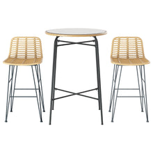 Load image into Gallery viewer, Gardeon 3-Piece Outdoor Wicker Bar Set
