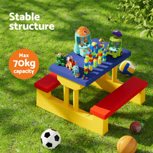 Load image into Gallery viewer, Keezi Kids Outdoor Table and Chairs Umbrella Picnic Bench Set
