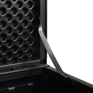 Gardeon Outdoor Storage Box 80L Container Lockable Black