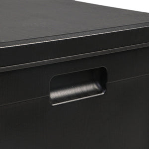 Gardeon Outdoor Storage Box 80L Container Lockable Black