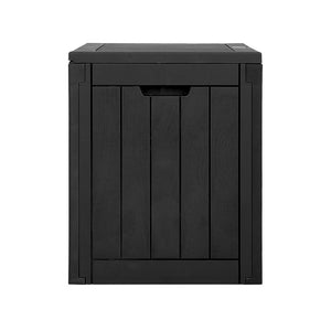 Gardeon Outdoor Storage Box 118L Lockable Black