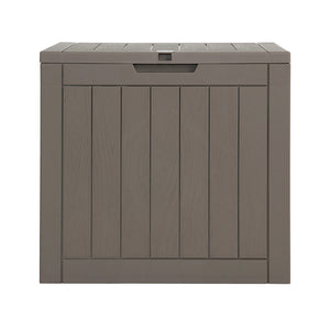Gardeon Outdoor Storage Box 118L Lockable Grey