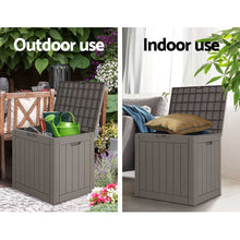 Load image into Gallery viewer, Gardeon Outdoor Storage Box 118L Lockable Grey
