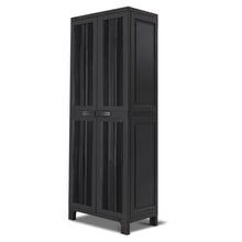 Load image into Gallery viewer, Gardeon Outdoor Storage Cupboard Box 173cm Lockable Black
