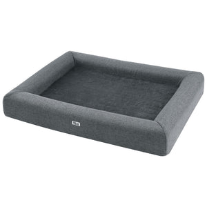 i.Pet Pet Bed Dog Large Calming Soft Sofa Large Washable Grey