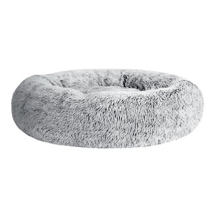 i.Pet Pet Bed Dog 90cm Large Calming Soft Plush  Light Charcoal