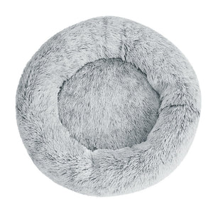 i.Pet Pet Bed Dog 90cm Large Calming Soft Plush  Light Charcoal
