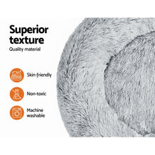Load image into Gallery viewer, i.Pet Pet Bed Dog 90cm Large Calming Soft Plush  Light Charcoal
