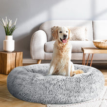 Load image into Gallery viewer, i.Pet Pet Bed Dog 90cm Large Calming Soft Plush  Light Charcoal
