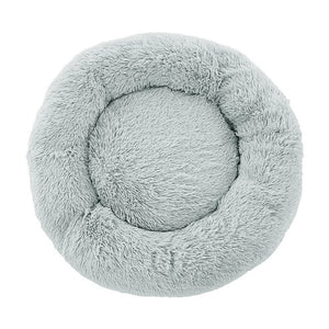i.Pet Pet Bed Dog 90cm Large Calming Soft Plush Grey
