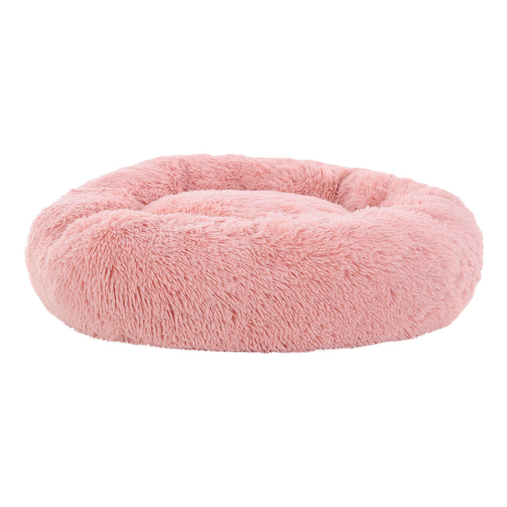 i.Pet Pet Bed Dog 90cm Large Calming Soft Plush Pink