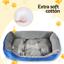 Load image into Gallery viewer, i.Pet Pet Bed Dog Calming Soft Mat Washable Blue

