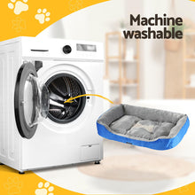 Load image into Gallery viewer, i.Pet Pet Bed Dog Calming Soft Mat Washable Blue
