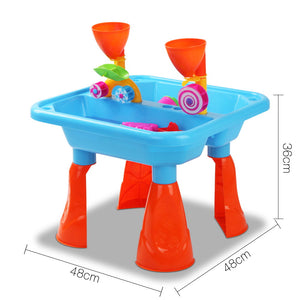 Keezi Kids Sand Water Funnels Table Set Outdoor