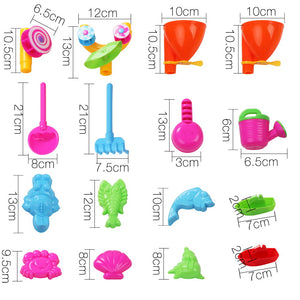 Keezi Kids Sand Water Funnels Table Set Outdoor