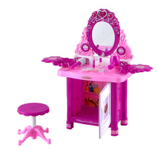 Load image into Gallery viewer, Keezi Kids Pretend Makeup Dressing Table  Play Set
