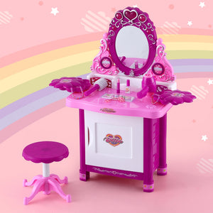 Keezi Kids Pretend Makeup Dressing Table  Play Set