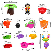 Load image into Gallery viewer, Keezi Kids Sand Water Pirates Table Set Outdoor
