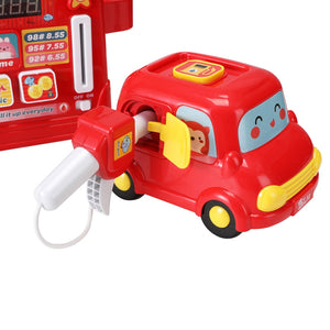 Kids Pretend Petrol Station Pumper Toys Keezi Kids