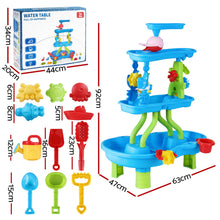 Load image into Gallery viewer, Keezi Kids Sand and Water Table 4-Tier Waterfall
