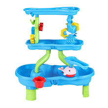 Load image into Gallery viewer, Keezi Kids Sand and Water Table 4-Tier Waterfall
