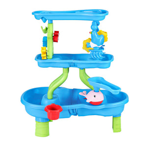 Keezi Kids Sand and Water Table 4-Tier Waterfall