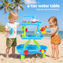Load image into Gallery viewer, Keezi Kids Sand and Water Table 4-Tier Waterfall
