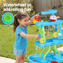 Load image into Gallery viewer, Keezi Kids Sand and Water Table 4-Tier Waterfall
