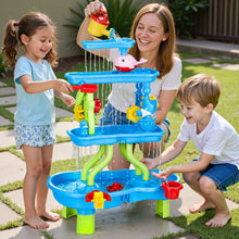 Load image into Gallery viewer, Keezi Kids Sand and Water Table 4-Tier Waterfall
