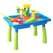 Load image into Gallery viewer, Keezi Kids Sand &amp; Water Windmills Table Play Set Outdoor
