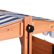 Load image into Gallery viewer, Keezi Kids Sandpit Wooden With Canopy Cover &amp; Activity Wall 110cm
