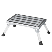Load image into Gallery viewer, Weisshorn Caravan Step Folding Aluminium Step Stool
